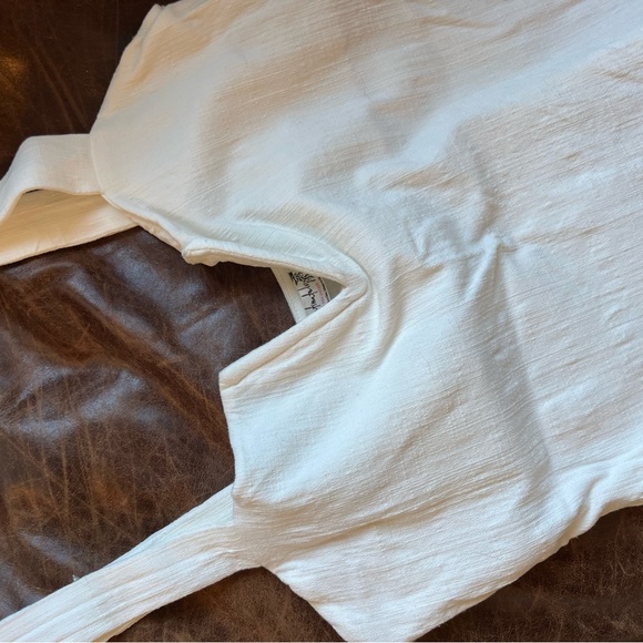 Free People Pippa V-Wire Bodysuit in White - Picture 7 of 9